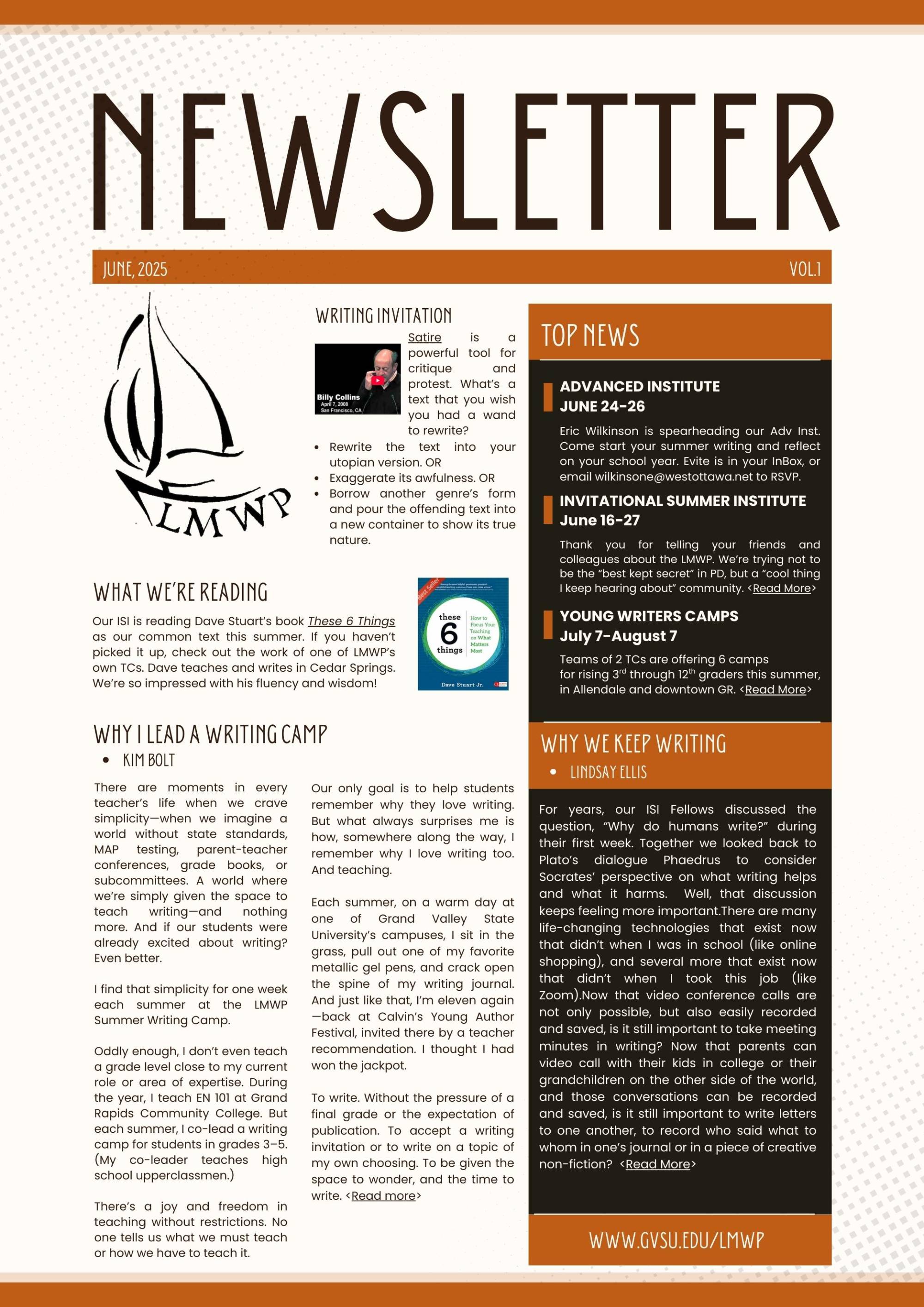June Newsletter p.1